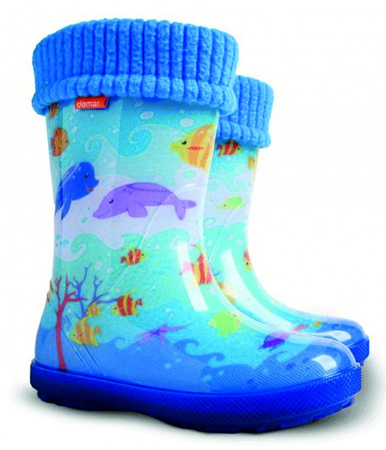 HAWAI LUX EXCLUSIVE 0449 zateplené holínky EG oceán vel. 32-33 - Obrázek HAWAI LUX EXCLUSIVE 0449 zateplené holínky EG oceán vel. 32-33 - Obrázek